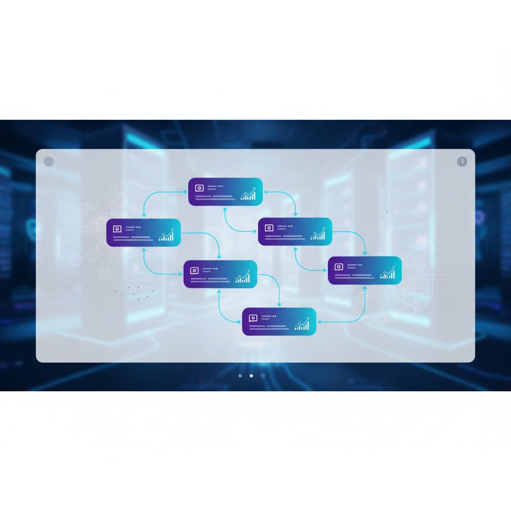 Ilustração técnica representando tecnologia relacionado a Typebot: O Poder da Conversação na Automação Web incluindo Chatbot