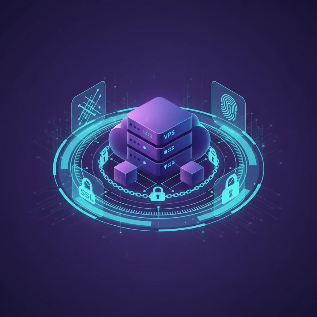 Ilustração técnica representando tecnologia relacionado a Guia Completo de Segurança Web: Protegendo Seu VPS incluindo fir...