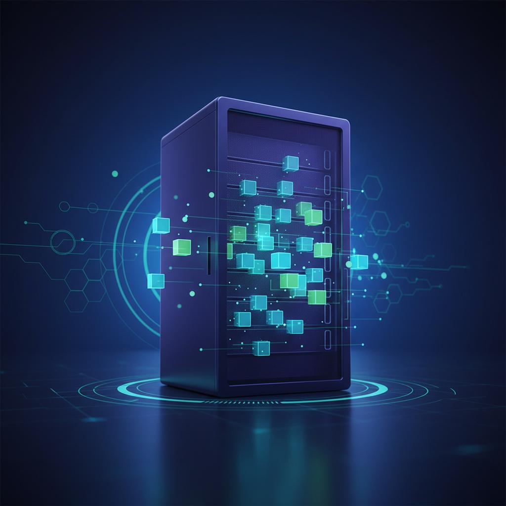 Ilustração técnica representando tecnologia relacionado a VPS: Otimize Sua Infraestrutura com Servidores Vir incluindo Ser...