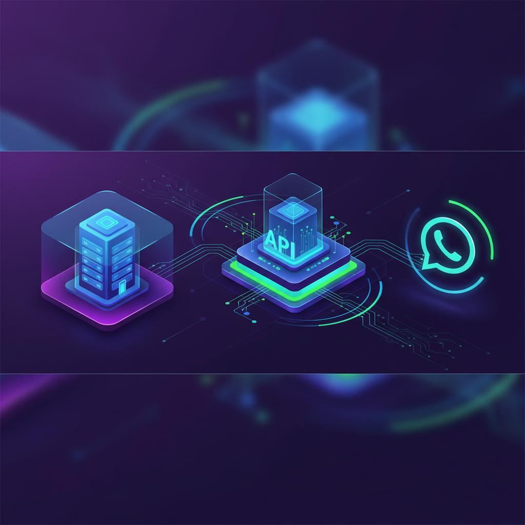 Ilustração técnica representando tecnologia relacionado a Guia Completo: Dominando a Evolution API para What incluindo Wha...