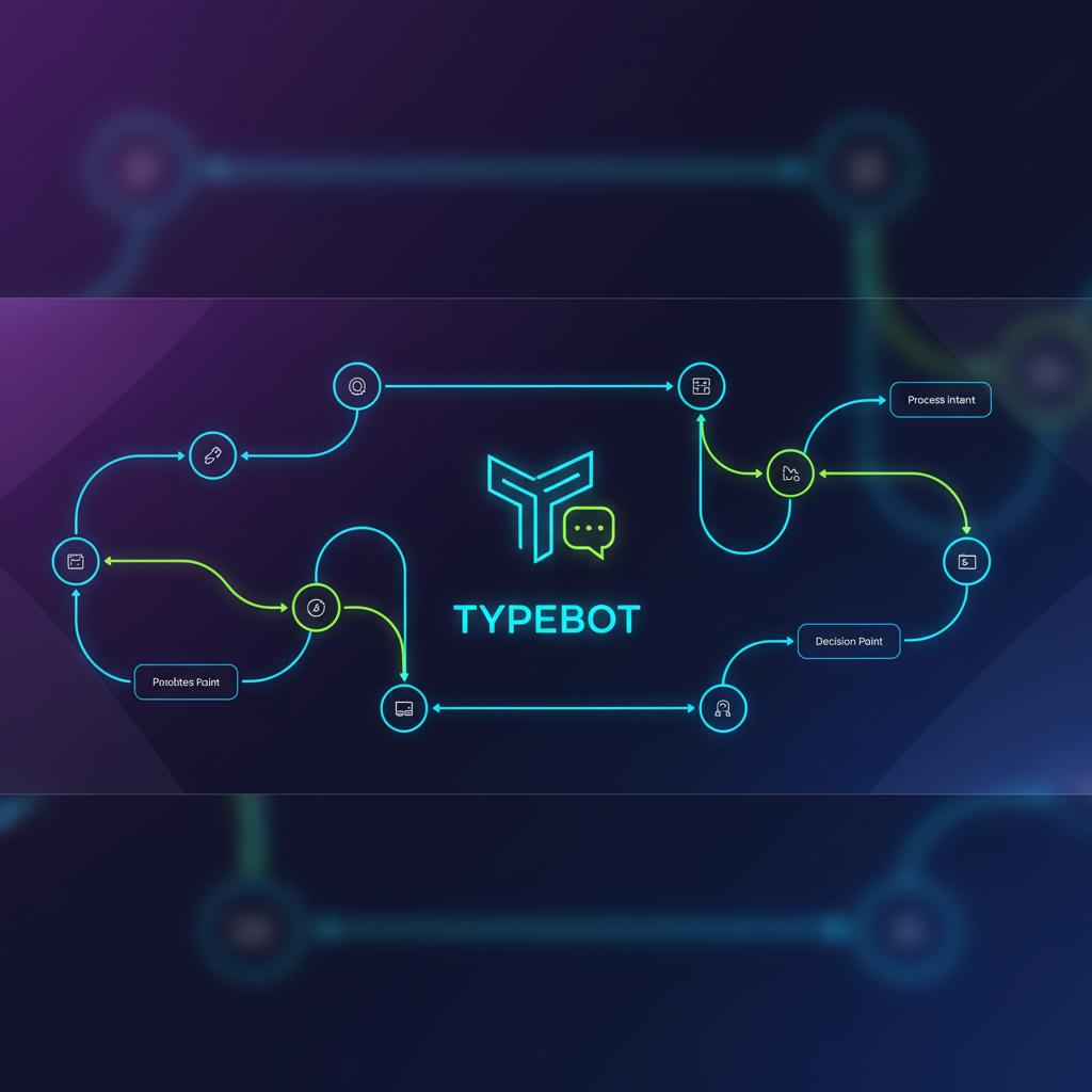 Ilustração técnica representando tecnologia relacionado a Typebot: Guia Completo para Chatbots Conversaciona