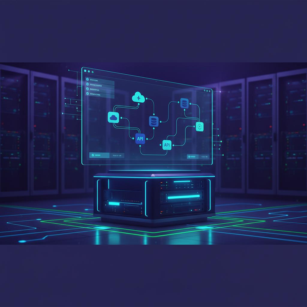 Ilustração técnica representando tecnologia relacionado a N8N: Guia Completo de Automação e Workflows Eficie