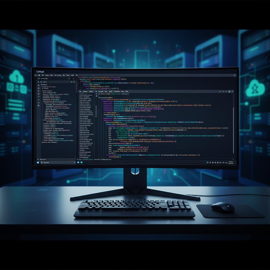 Ilustração técnica representando tecnologia relacionado a Linux: O Guia Definitivo para Servidores e CLI incluindo Ubuntu