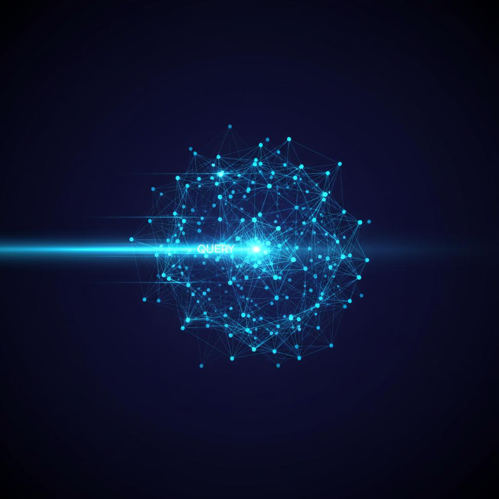 Ilustração técnica representando tecnologia relacionado a Vector Databases: O Segredo da Busca Semântica em  incluindo RAG