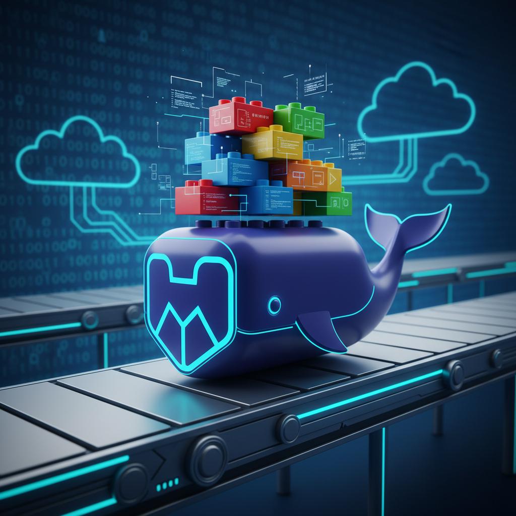 Ilustração técnica representando tecnologia relacionado a Docker: O Guia Definitivo para Containers e DevOps