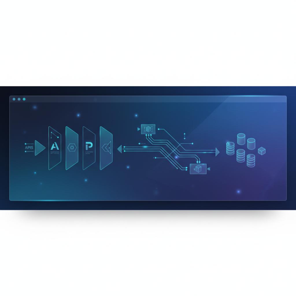 Ilustração técnica representando tecnologia relacionado a N8N: O Guia Definitivo de Automação Low-Code