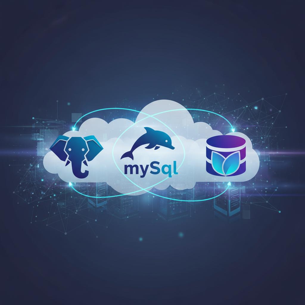 Ilustração técnica representando tecnologia relacionado a PostgreSQL vs MySQL vs MongoDB: Guia Completo de B