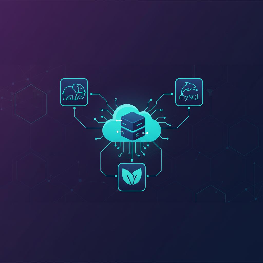 Ilustração técnica representando tecnologia relacionado a Escolhendo Seu Banco de Dados: PostgreSQL vs MySQL