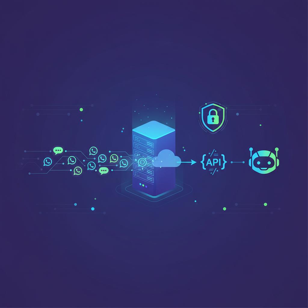 Ilustração técnica representando tecnologia relacionado a Guia Completo: Dominando a Evolution API para What incluindo Wha...