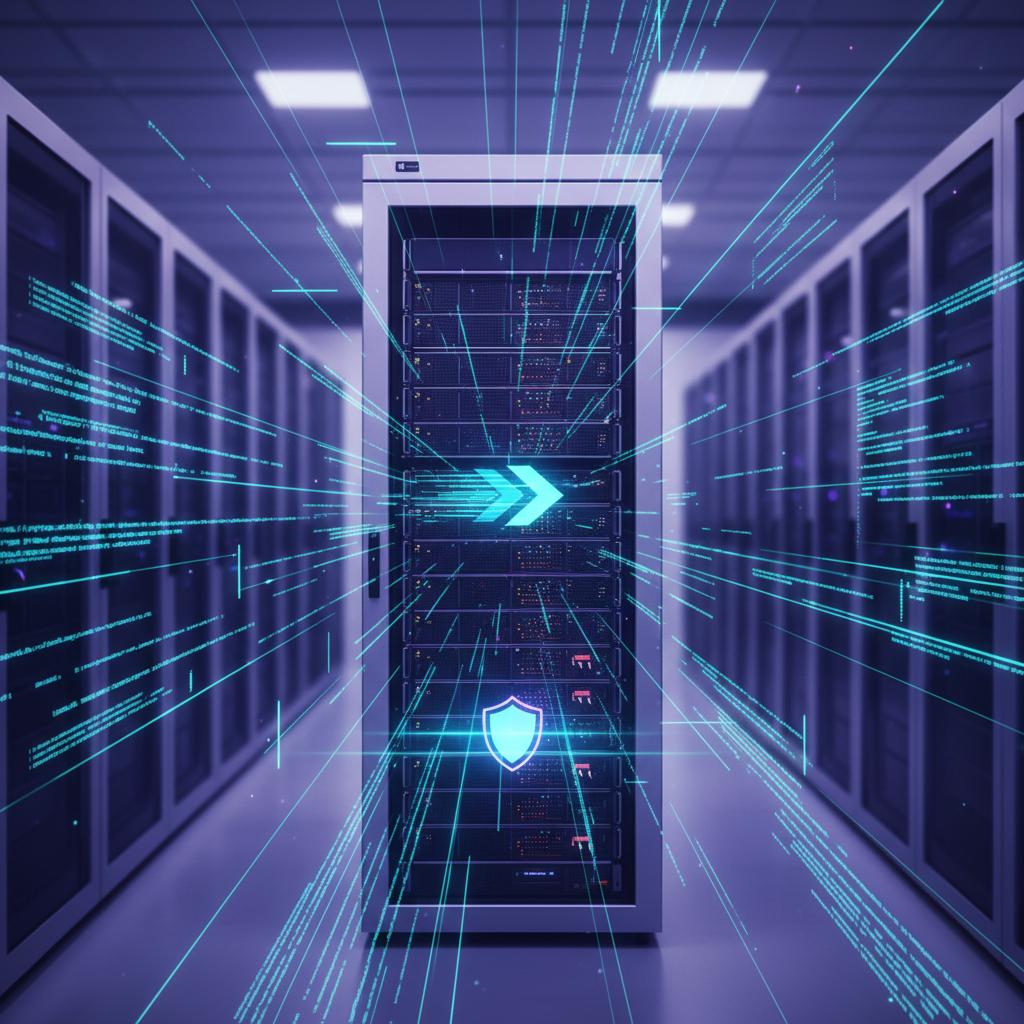 Ilustração técnica representando tecnologia relacionado a Guia Definitivo VPS: Como Escolher e Otimizar Seu  incluindo Ser...