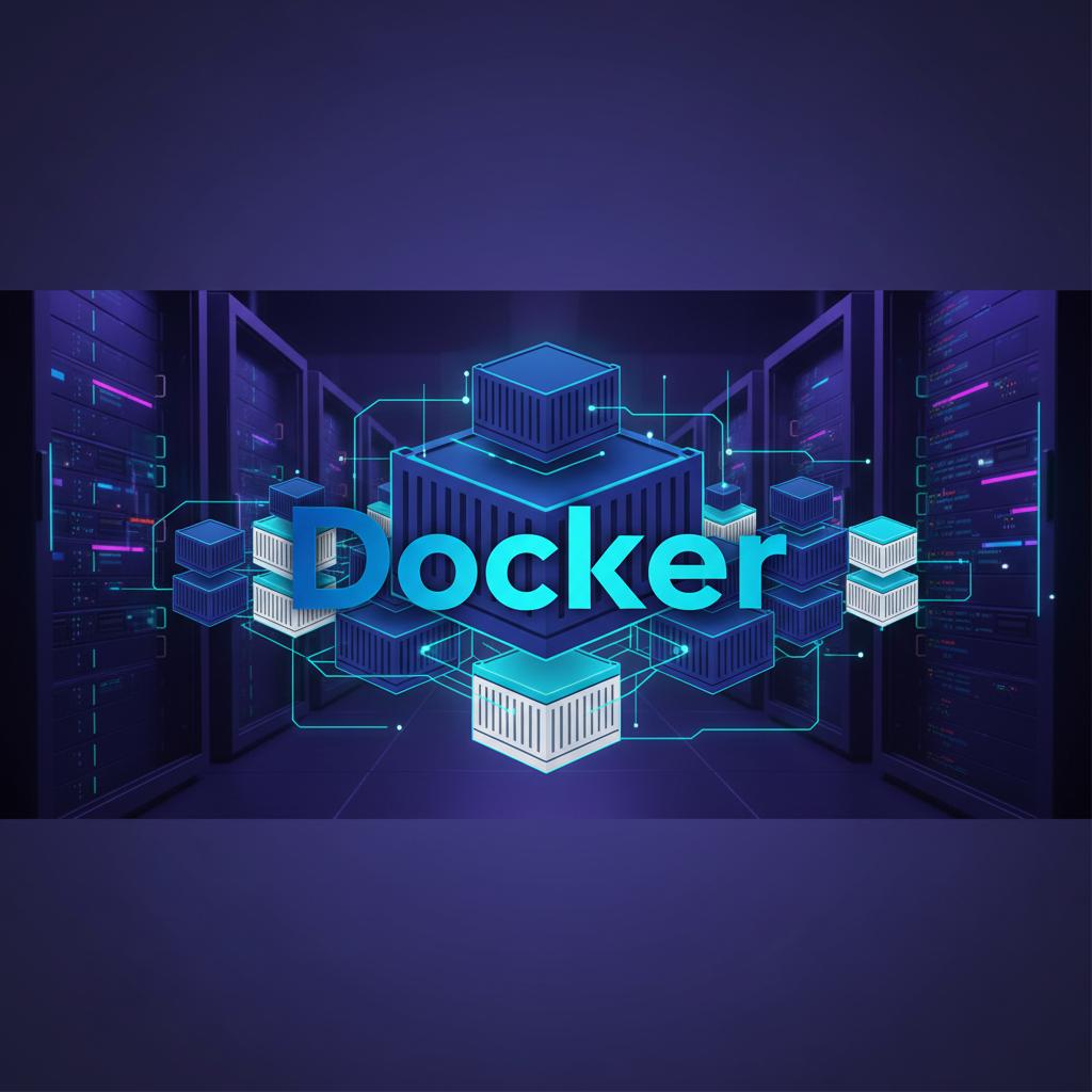 Ilustração técnica representando tecnologia relacionado a Docker: O Guia Definitivo para Containers e DevOps