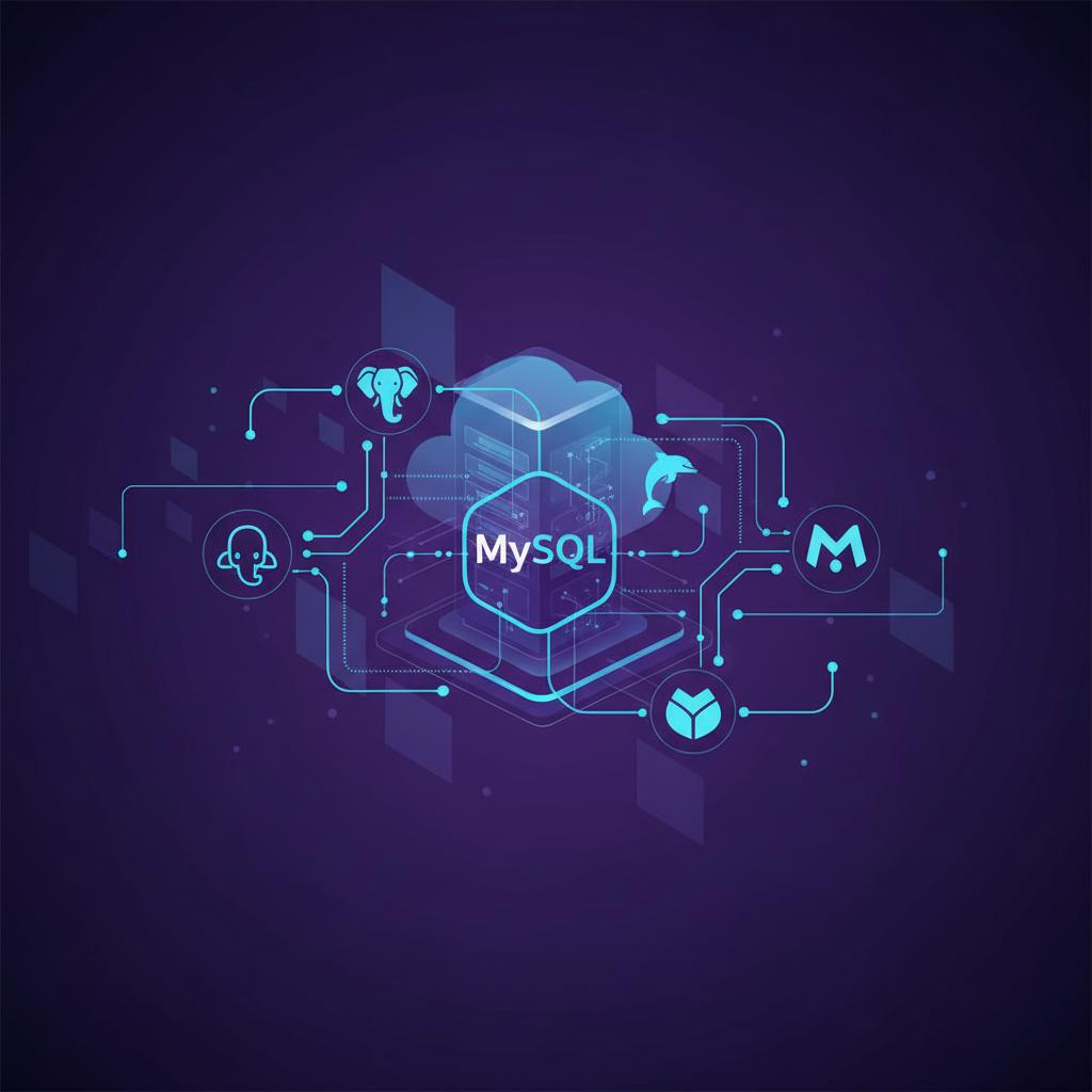 Ilustração técnica representando tecnologia relacionado a Guia Definitivo de Bancos de Dados: PostgreSQL vs 