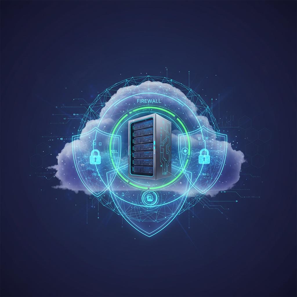 Ilustração técnica representando tecnologia relacionado a Segurança Web: Guia Essencial para Proteger Seu VP incluindo Fir...