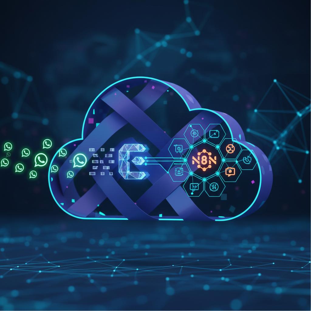 Ilustração técnica representando tecnologia relacionado a Evolution API: Guia Completo para WhatsApp API Ofi