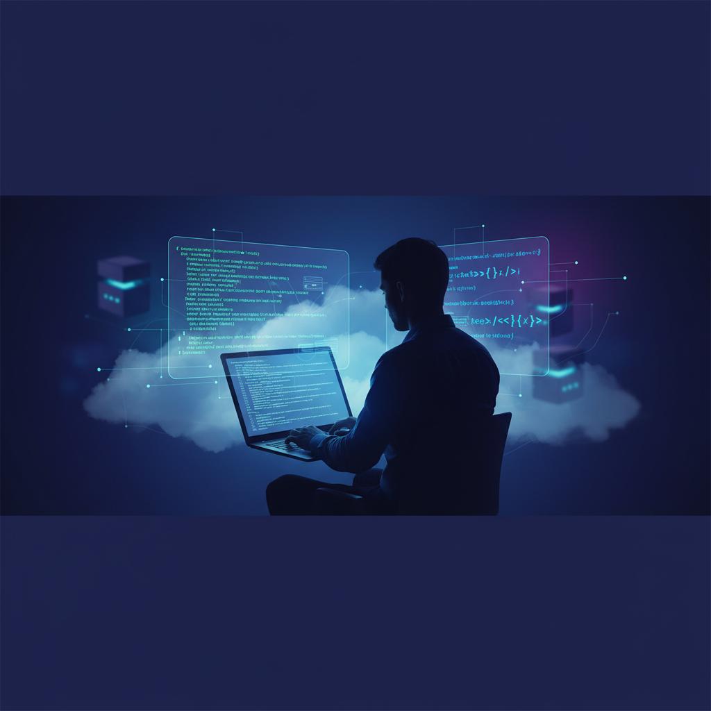 Ilustração técnica representando tecnologia relacionado a Domine a Programação: Guia Essencial de Python e J