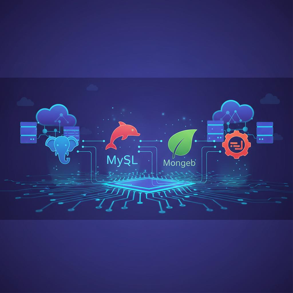 Ilustração técnica representando tecnologia relacionado a Guia Completo: Bancos de Dados Essenciais para Sua incluindo Pos...