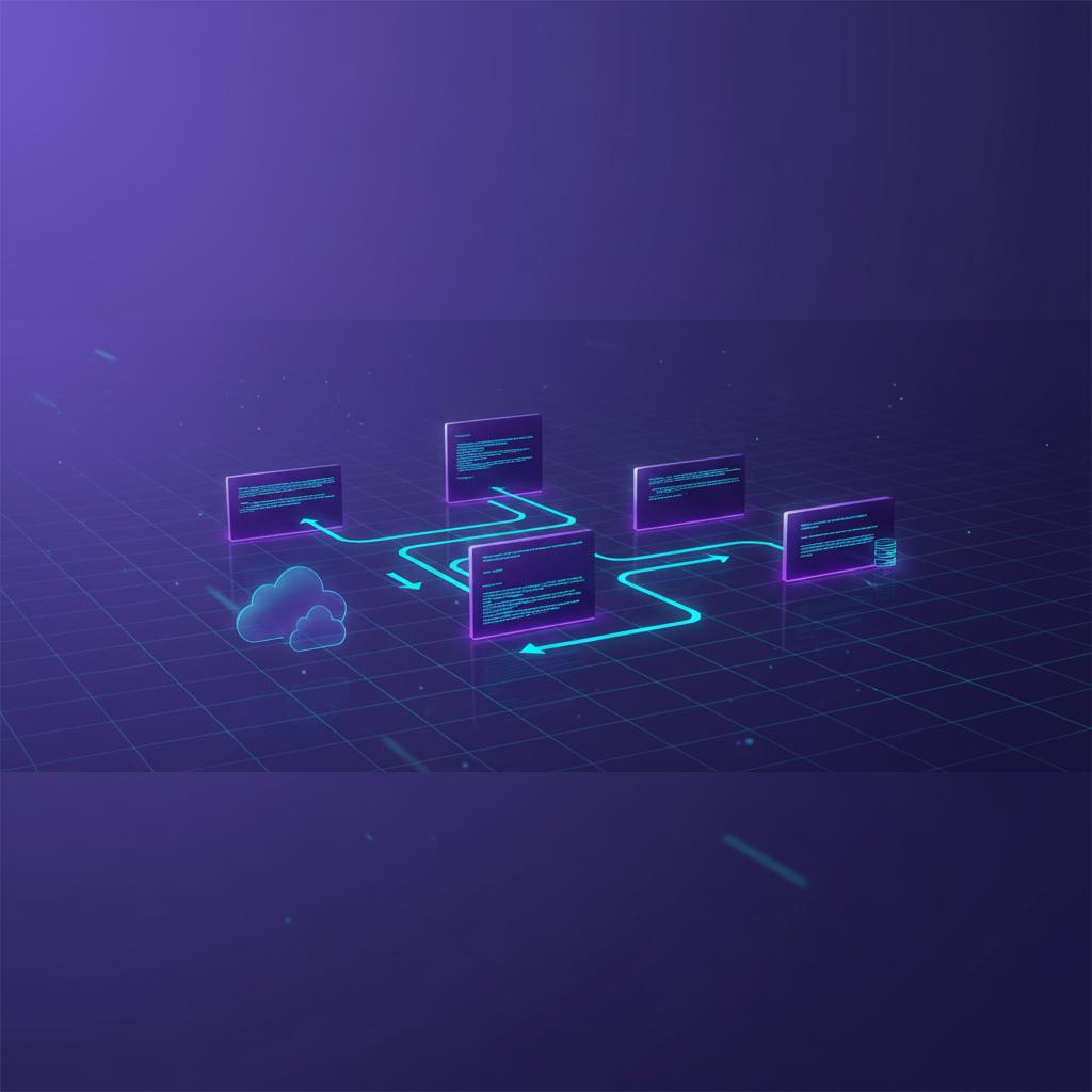 Ilustração técnica representando tecnologia relacionado a N8N: O Guia Definitivo para Automação Sem Código