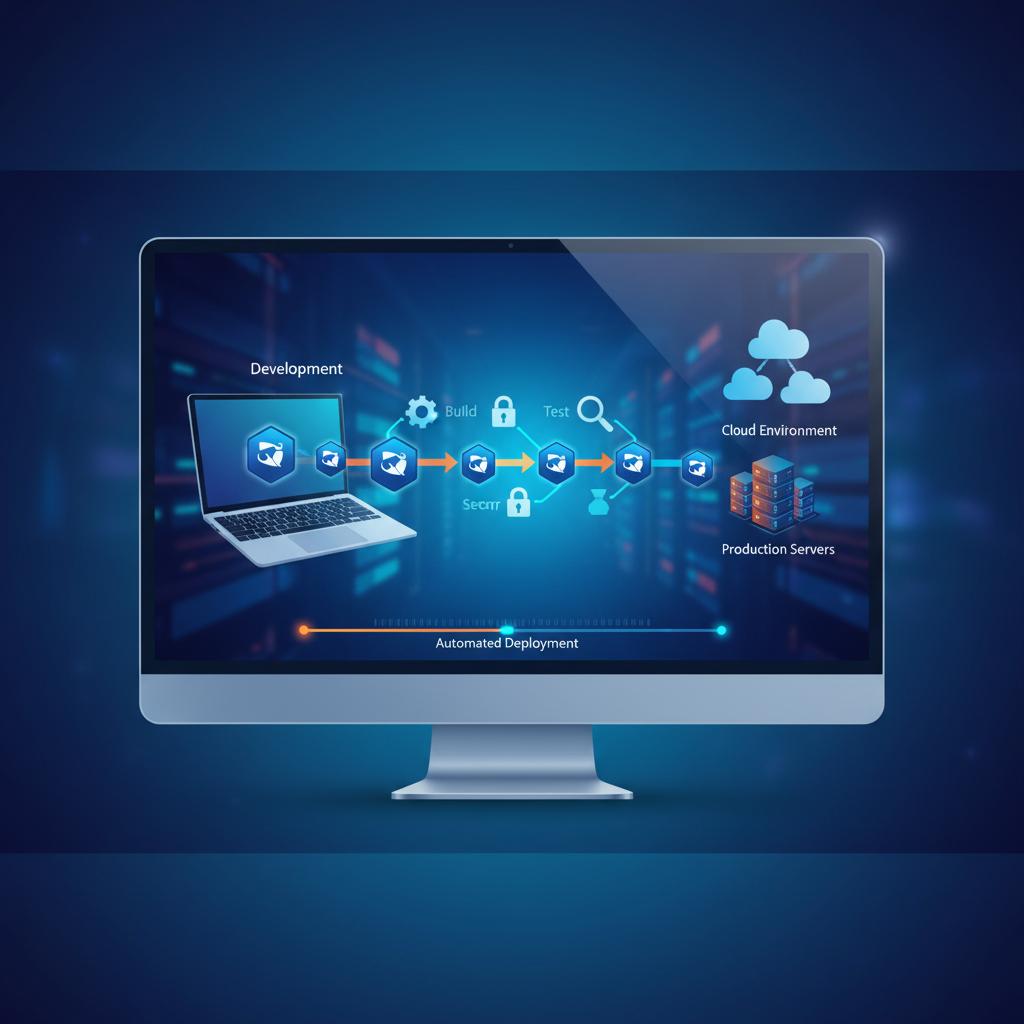 Ilustração técnica representando tecnologia relacionado a Docker: O Guia Definitivo para Containers e DevOps