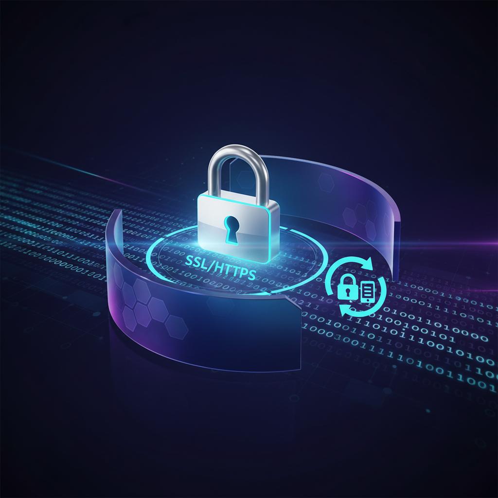 Ilustração técnica representando tecnologia relacionado a Segurança Web Essencial: Guia Prático de Proteção incluindo SSL