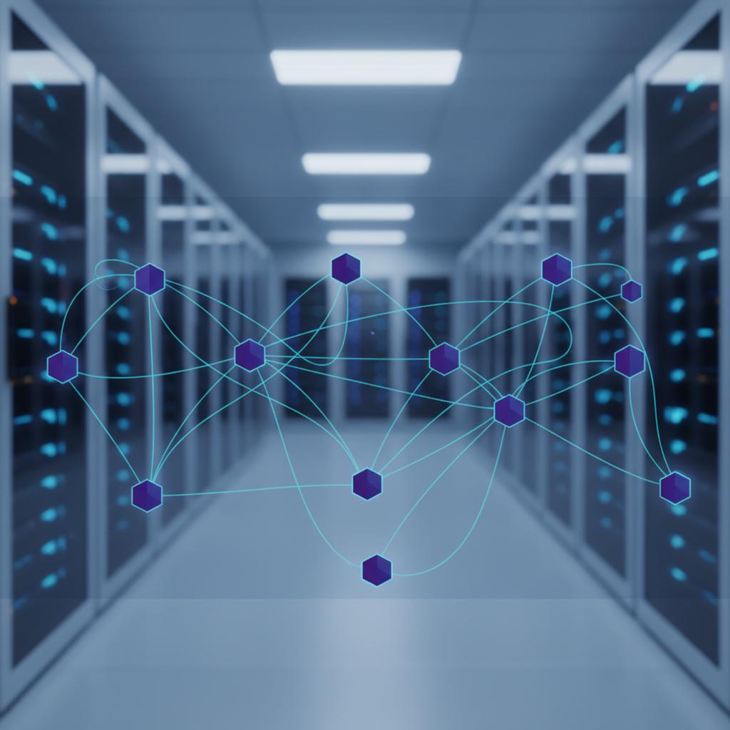 Ilustração técnica representando tecnologia relacionado a N8N: Otimize Workflows com Automação Open Source