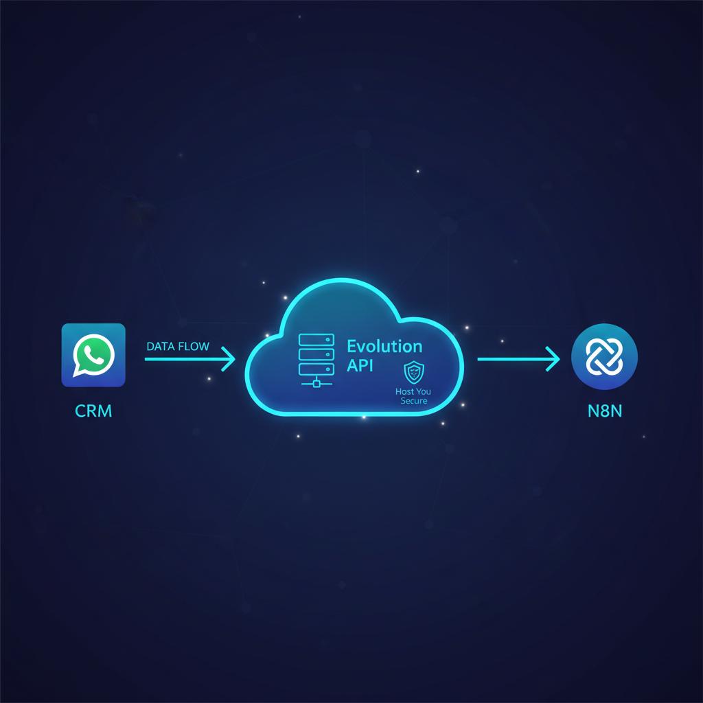 Ilustração técnica representando tecnologia relacionado a Dominando a Evolution API: Guia Completo para What incluindo Wha...