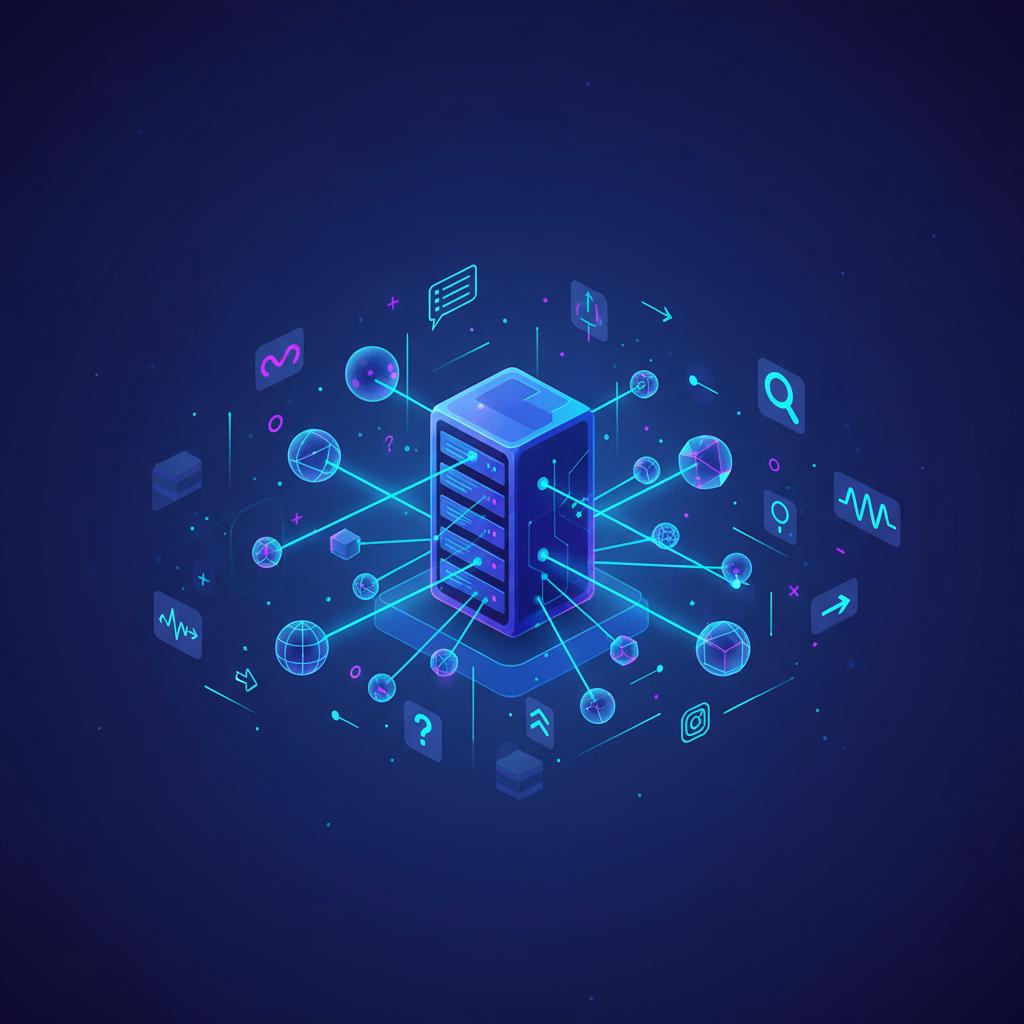 Ilustração técnica representando tecnologia relacionado a Vector Databases: O Guia Completo para Busca Semân incluindo Emb...