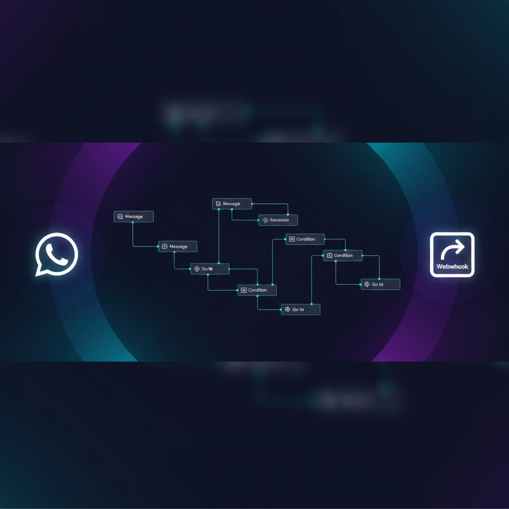 Ilustração técnica representando tecnologia relacionado a Typebot: Crie Bots com Fluxo Conversacional Eficaz incluindo Cha...