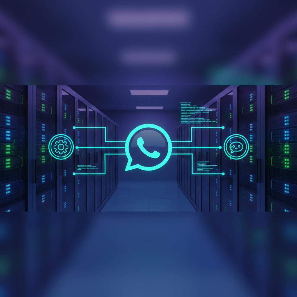 Ilustração técnica representando tecnologia relacionado a Evolution API: Guia Completo para WhatsApp Cloud incluindo Whats...