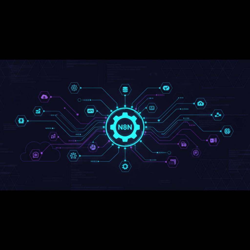 Ilustração técnica representando tecnologia relacionado a N8N: O Guia Completo de Automação Workflow na Prát