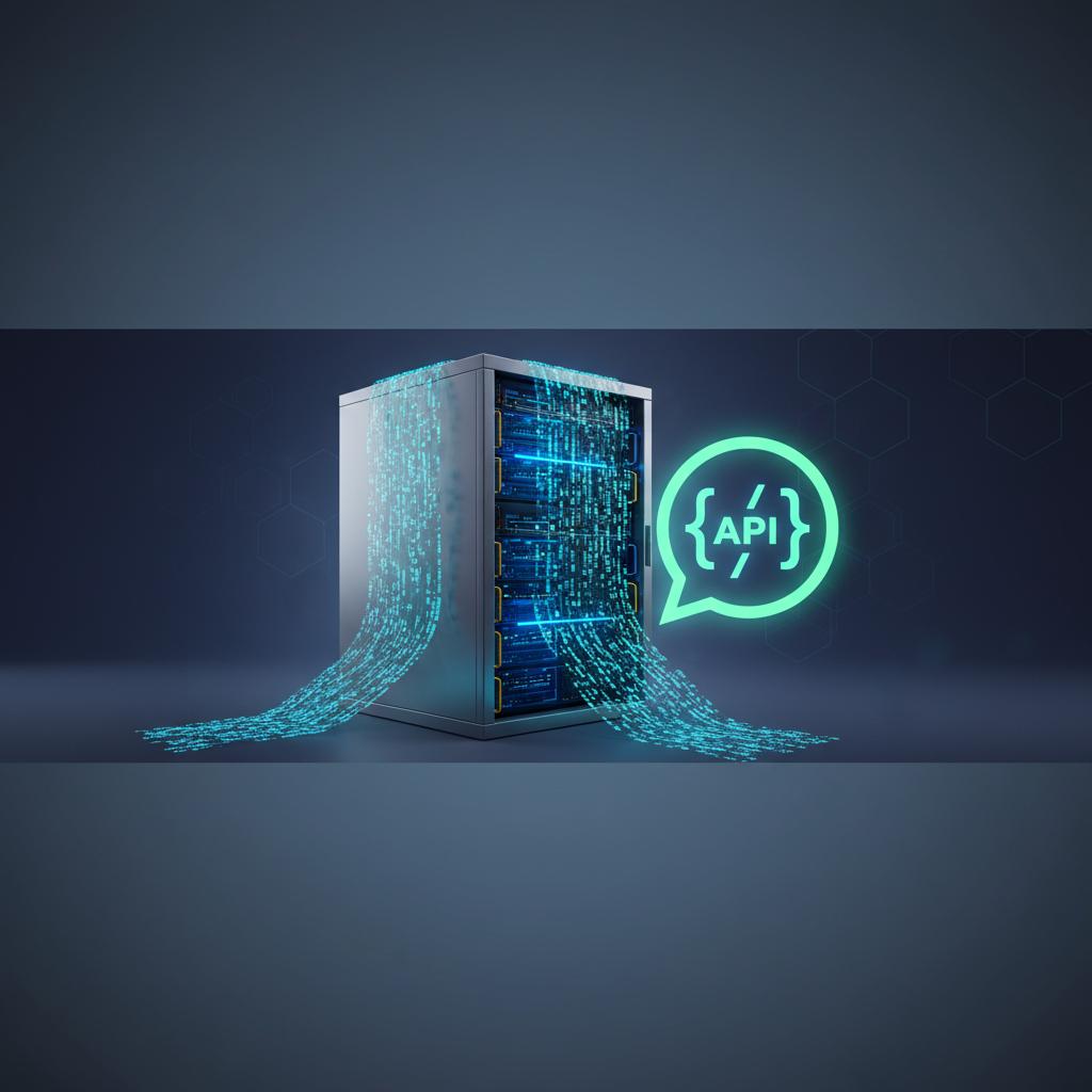 Ilustração técnica representando tecnologia relacionado a Evolution API: Domine a Automação de WhatsApp com  incluindo Wha...