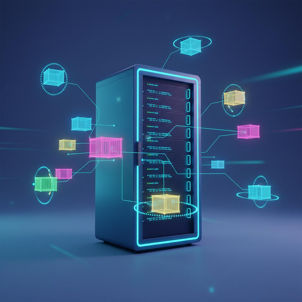 Ilustração técnica representando tecnologia relacionado a Docker: O Guia Definitivo para Containers e DevOps