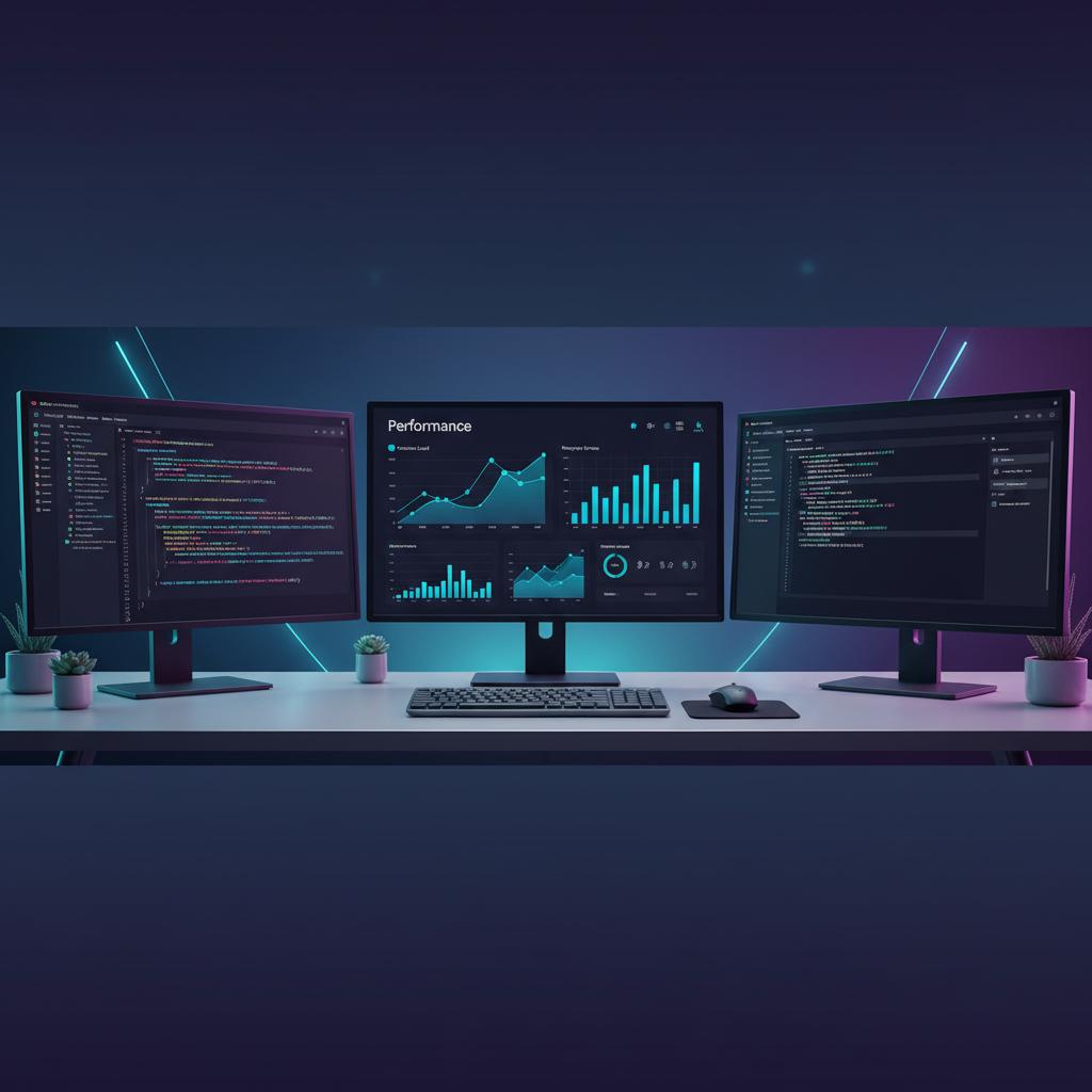 Ilustração técnica representando tecnologia relacionado a Domine a Programação: Python, JavaScript e Melhore