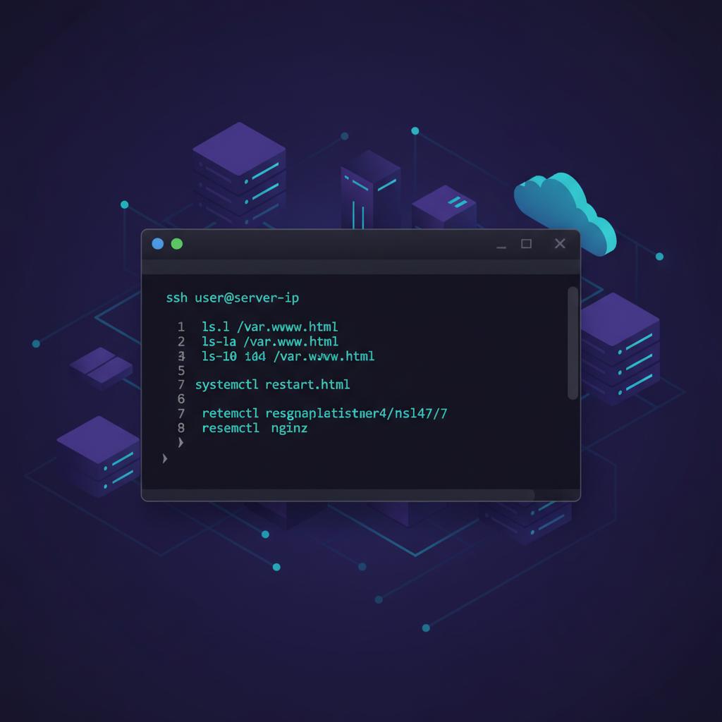 Ilustração técnica representando tecnologia relacionado a Linux: Guia Essencial para Administração de Servid incluindo Ubuntu