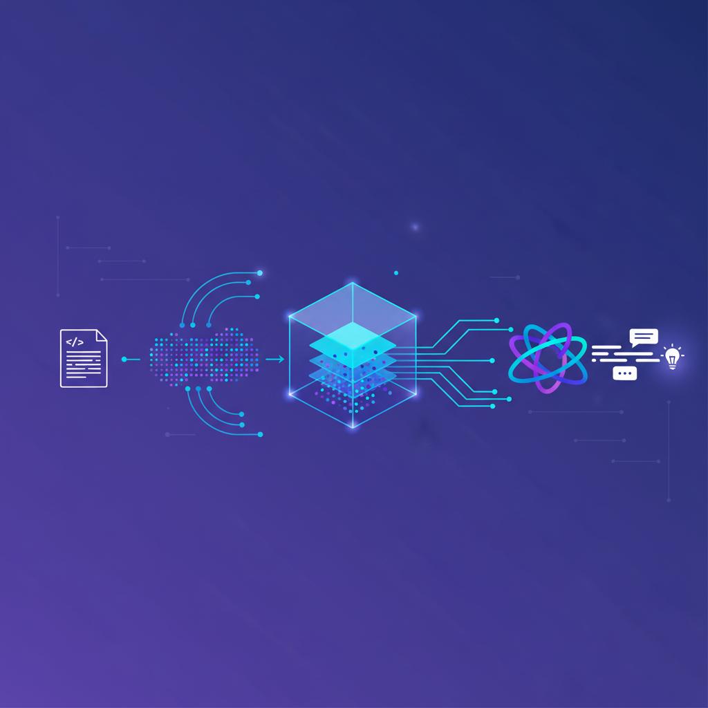 Ilustração técnica representando tecnologia relacionado a Bancos de Dados Vetoriais: Guia Essencial de Imple incluindo Vec...