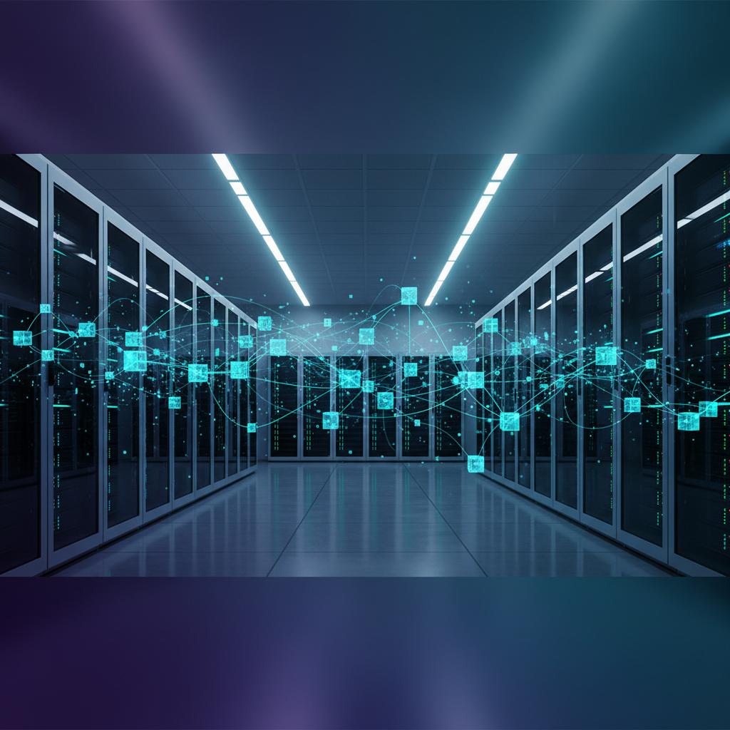 Ilustração técnica representando tecnologia relacionado a VPS: O Guia Definitivo para Servidores Virtuais incluindo Servid...