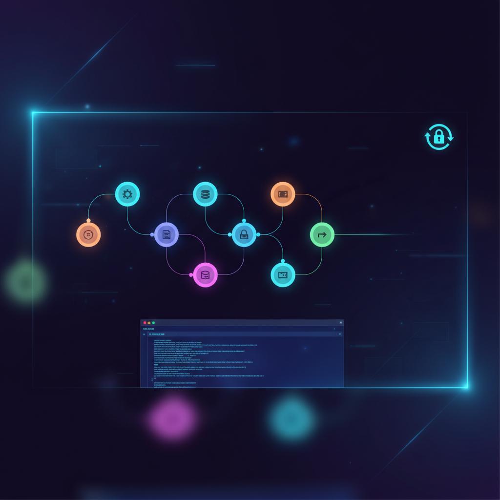 Ilustração técnica representando tecnologia relacionado a N8N: Guia Completo para Automação e Integração de 