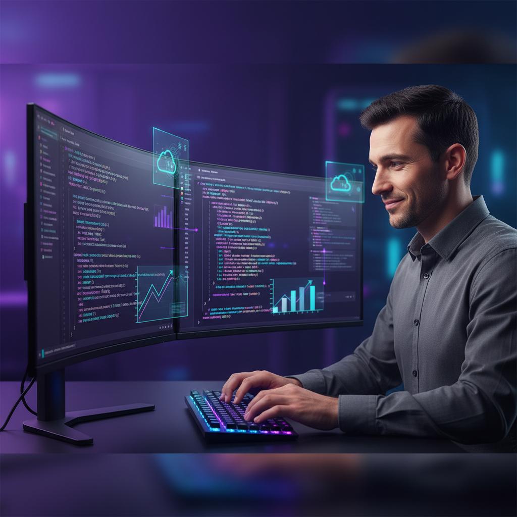 Ilustração técnica representando tecnologia relacionado a Domine a Programação: O Guia Essencial para Desenv incluindo Python