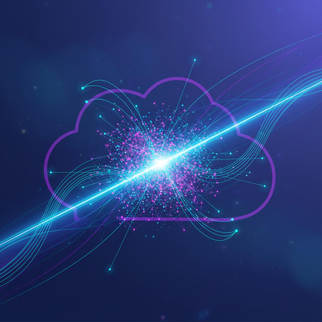 Ilustração técnica representando tecnologia relacionado a Vector Databases: Otimizando Busca e IA com Embedd