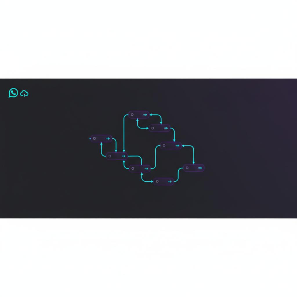 Ilustração técnica representando tecnologia relacionado a Typebot: Revolucione Conversas com Automação incluindo Chatbot