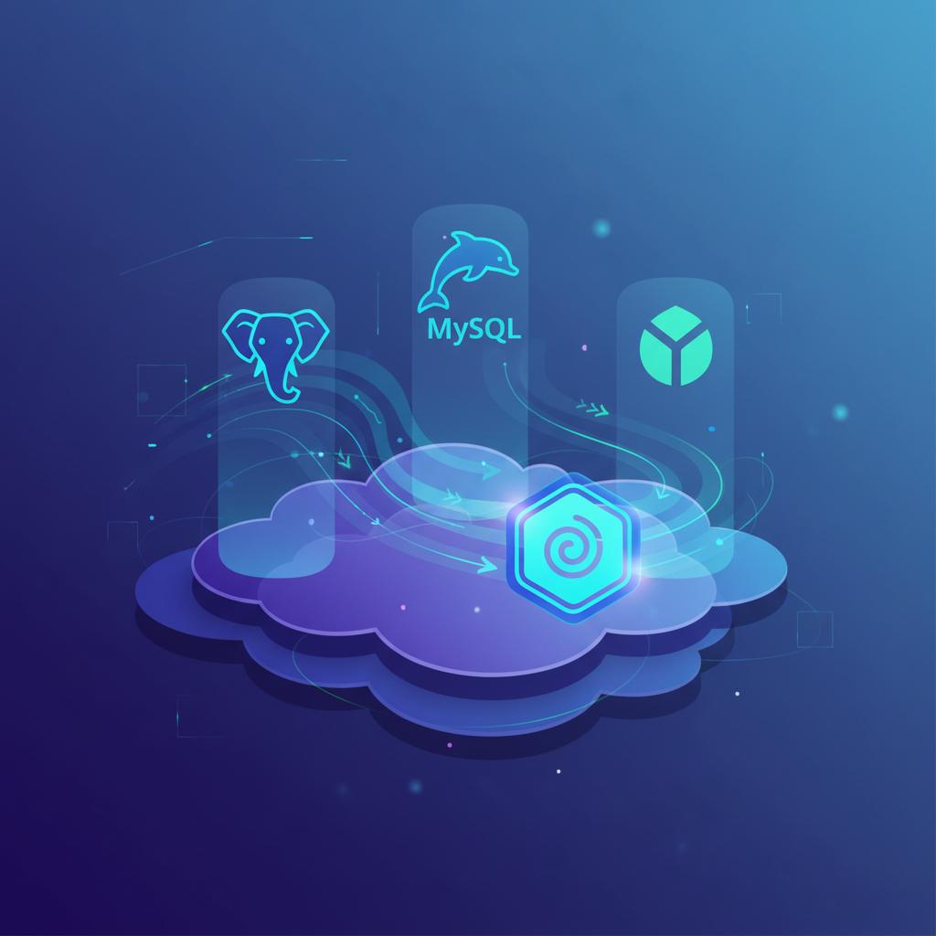 Ilustração técnica representando tecnologia relacionado a PostgreSQL vs MySQL: Escolhendo Seu Banco de Dados