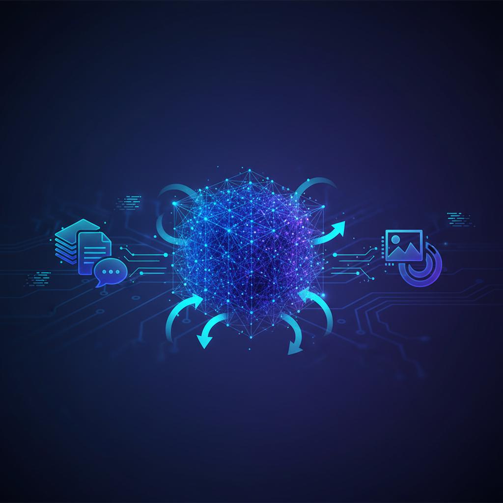 Ilustração técnica representando tecnologia relacionado a Vector Databases: O Guia Essencial para Embeddings