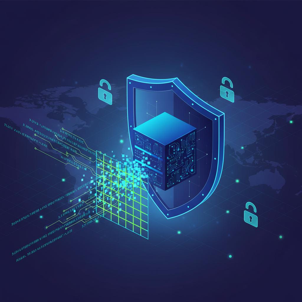 Ilustração técnica representando tecnologia relacionado a Guia Completo de Segurança Web: Proteja Sua Infrae incluindo VPS...