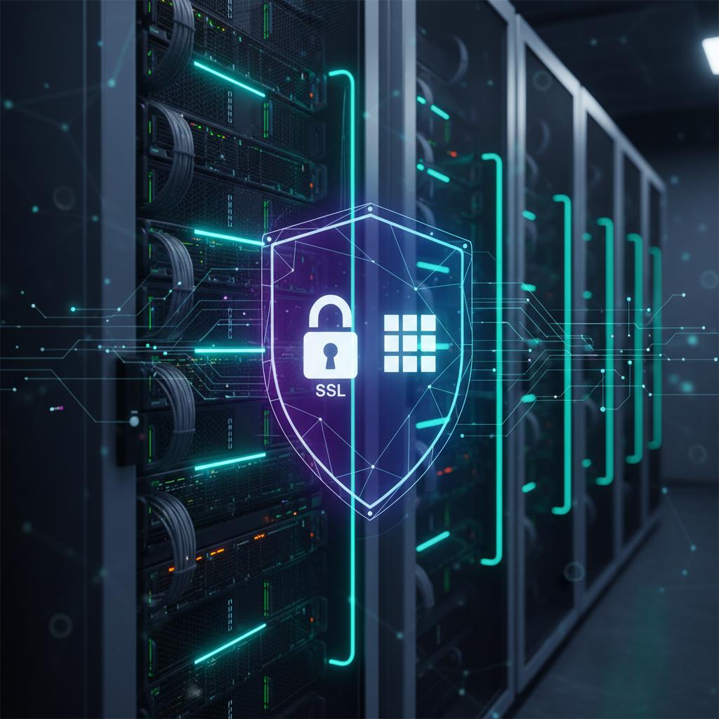 Ilustração técnica representando tecnologia relacionado a Segurança Web Essencial: Protegendo Seu Servidor V incluindo Fir...