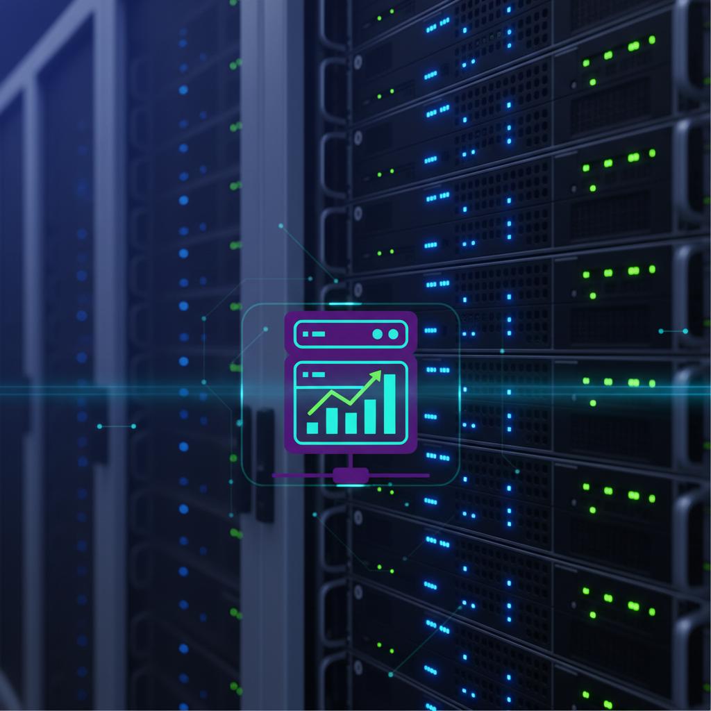 Ilustração técnica representando tecnologia relacionado a VPS: O Guia Completo para Servidores Virtuais em 2 incluindo Ser...