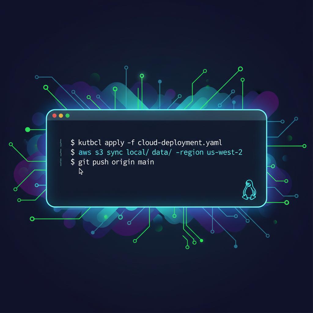 Ilustração técnica representando tecnologia relacionado a Dominando o Linux: Guia Essencial para Servidores  incluindo Ubuntu