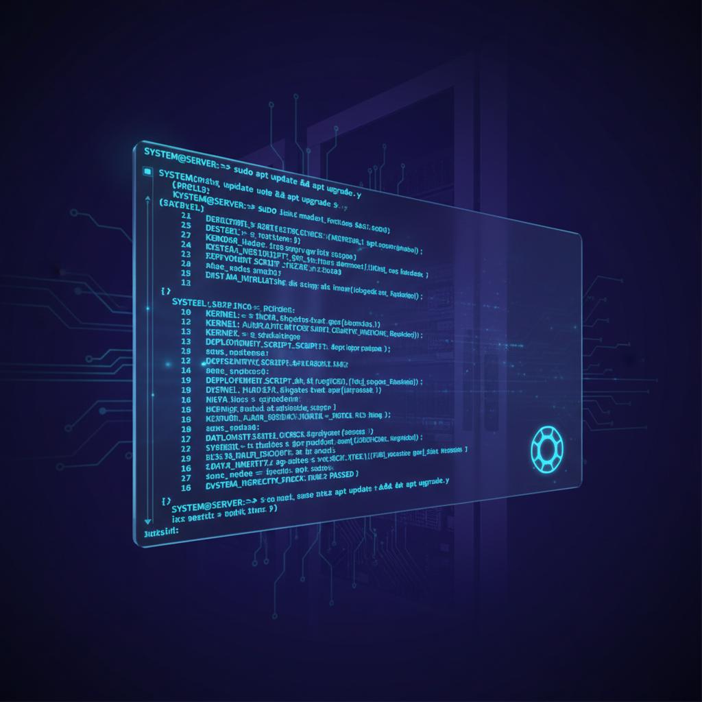 Ilustração técnica representando tecnologia relacionado a Domine o Linux: Guia Essencial para Servidores e C incluindo Ubuntu