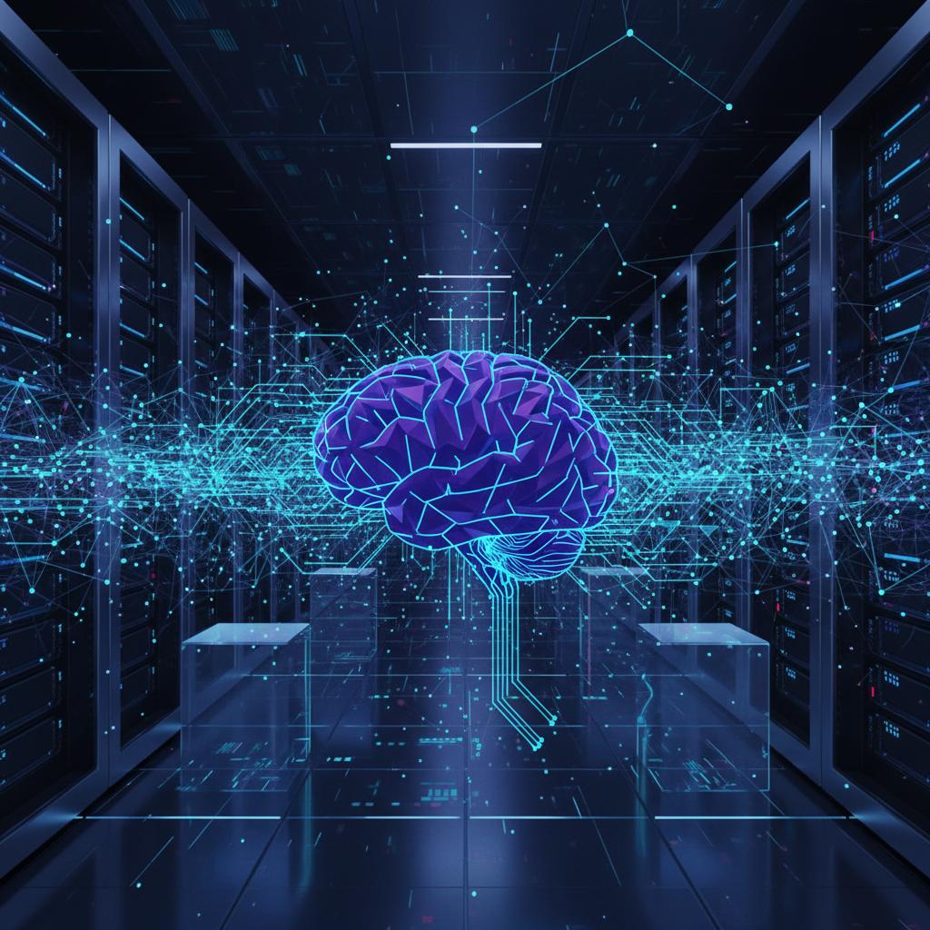 Ilustração técnica representando tecnologia relacionado a Vector Databases: A Chave para Busca Semântica Int incluindo RAG
