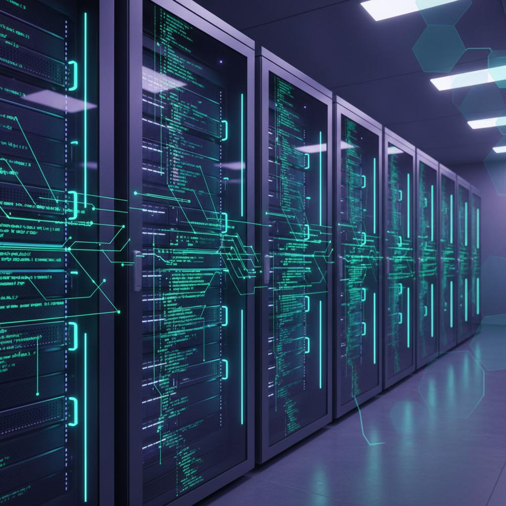 Ilustração técnica representando tecnologia relacionado a WordPress: Guia Completo de Hospedagem e Otimizaçã incluindo Hos...