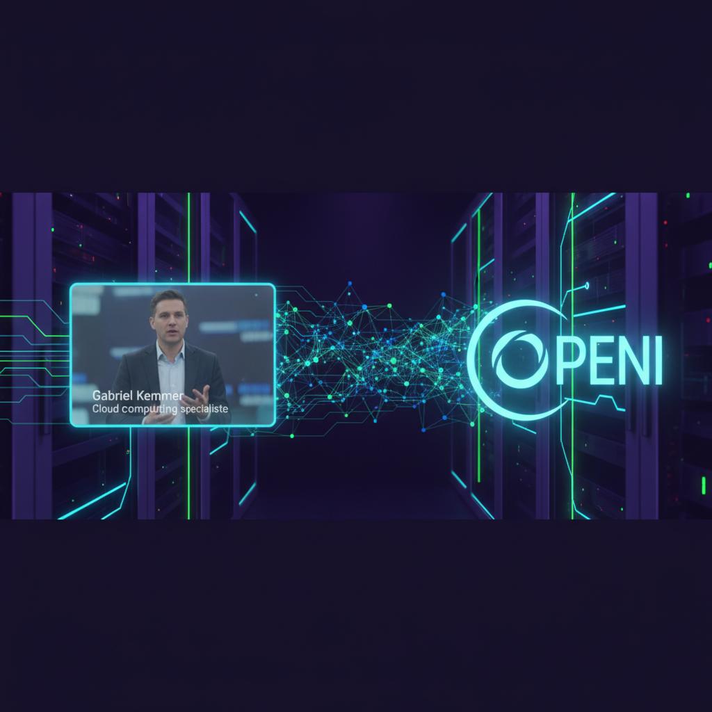 Ilustração técnica representando tecnologia relacionado a Dominando LLMs: Automação com LangChain e OpenAI A