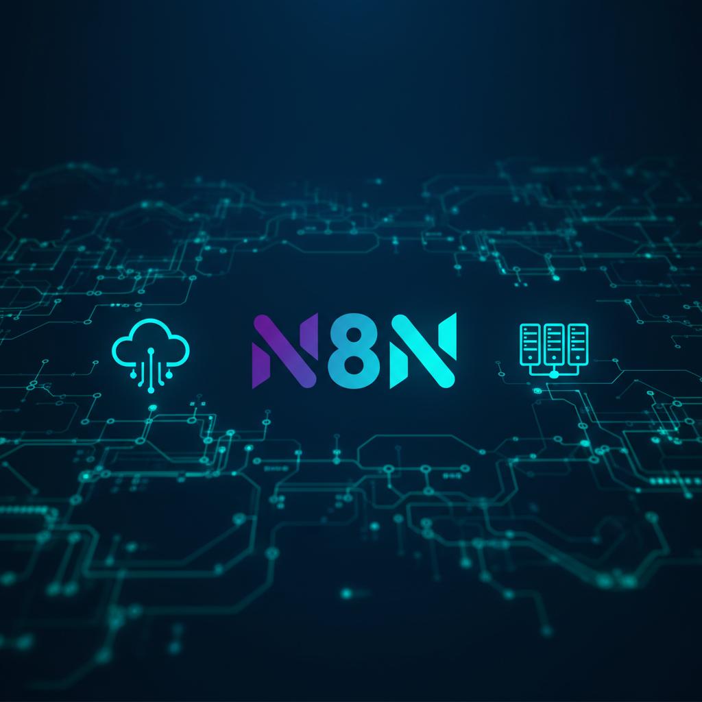 Ilustração técnica representando tecnologia relacionado a N8N: Guia Completo de Automação Workflow para 2024